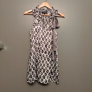 Karen Kane Silk leopard print tank size L